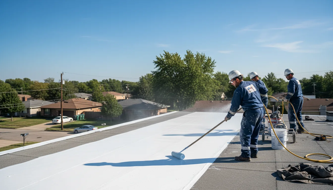 Commercial roof coating in Crane, MT near me